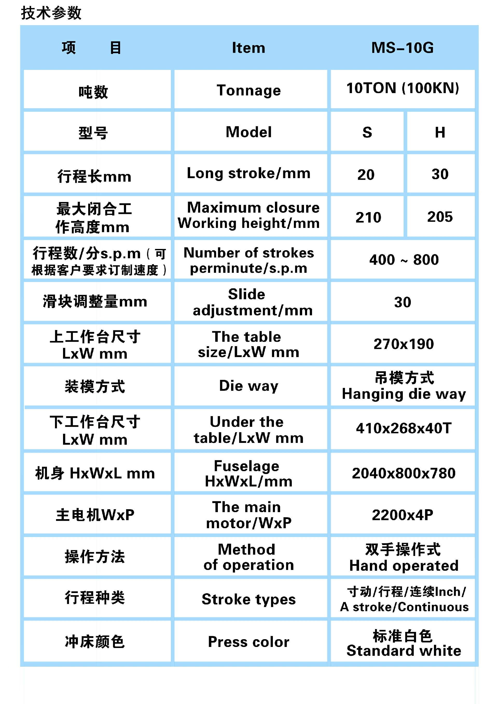 小機靈 MS-10G小型精密高速沖床